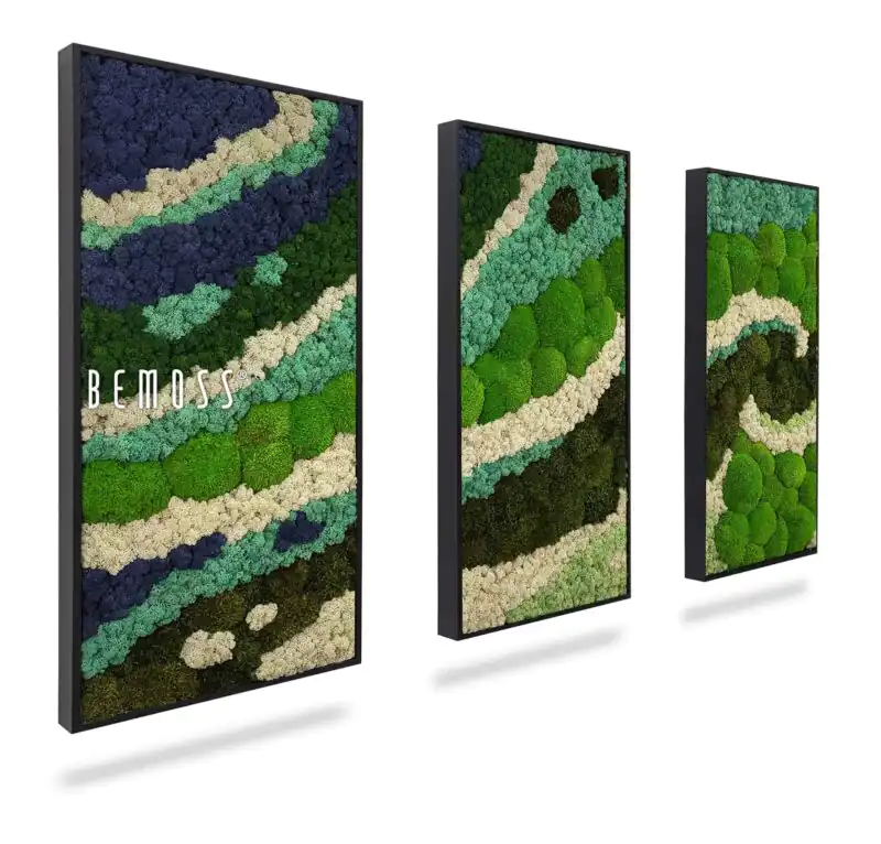 Machový set obrazov BEMOSS® ORTHO SWIRL