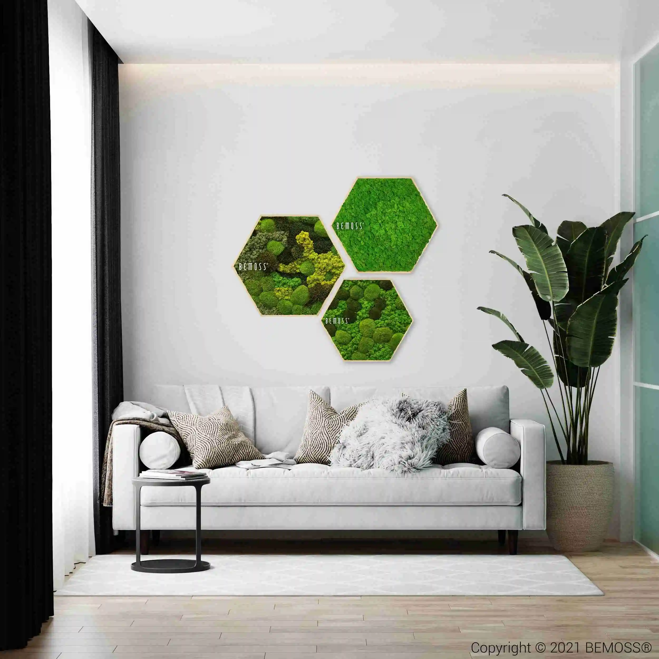 Machový Hexagon BEMOSS® ORTHO MONETO – Obrázok 2