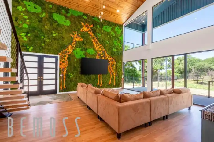 Texas Green wall