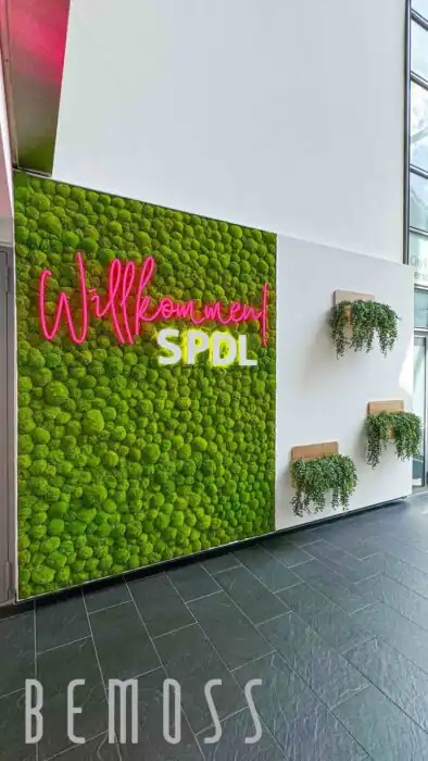 Siemens Gebäude Wien – Mooswand